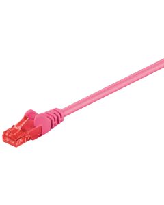 Câble de raccordement CAT 6, U/UTP, magenta