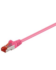 Câble de raccordement CAT 6, S/FTP (PiMF), magenta