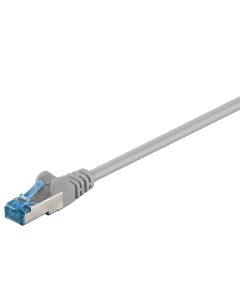 CAT 6A Cavo patch, S/FTP (PiMF), grigio