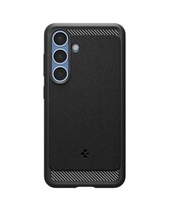 Spigen Rugged Armor TPU Back Cover Schwarz Samsung Galaxy S25