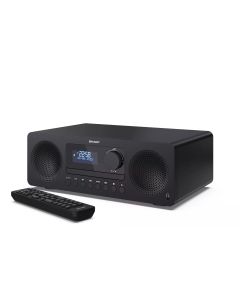 Sharp XL-B720D Radio de table DAB+/FM avec lecteur CD, Noir