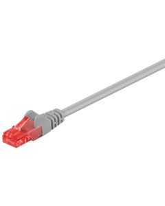 CAT 6 Patch Cable, U/UTP, gray