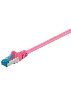 CAT 6A Patch Cable, S/FTP (PiMF), magenta