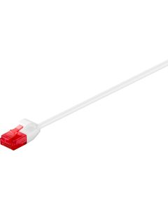 CAT 6 Slim Patch Cable, U/UTP, white