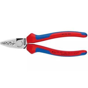Knipex Crimpzange 180 mm für Aderendhülsen 102769