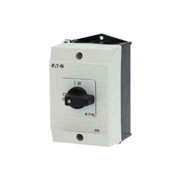 Eaton Hauptschalter 3 Polig, 20 A T0, Schwarz-117604