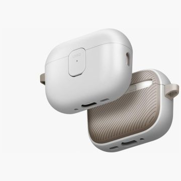 Uniq Clyde Hülle für AirPods Pro 3. Generation – Grau-Beige