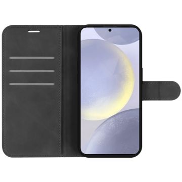 Just in Case Pu-Leder Book Hülle Schwarz Samsung Galaxy S24+ 28275