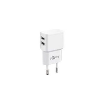 goobay Dual USB-Ladegerät 2,4 A-50127