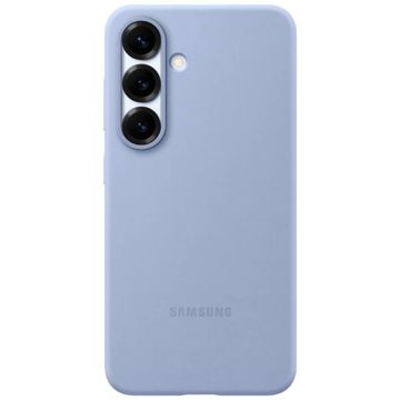 Samsung Silikon Back Cover Hellblau Samsung Galaxy S25-568071
