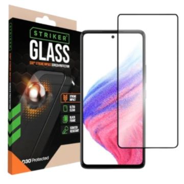 Striker D3O Gehärtetes Glass Edge To Edge Displayschutzfolie Samsung Galaxy A52/A52S 5G/A53 5G