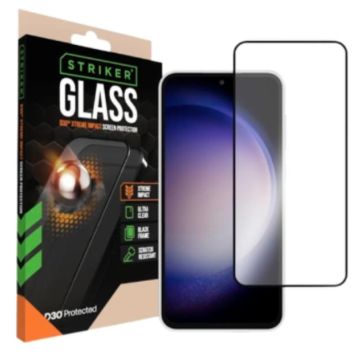 Striker D3O Gehärtetes Glass Edge To Edge Displayschutzfolie Samsung Galaxy A54 5G/S23 FE 5G