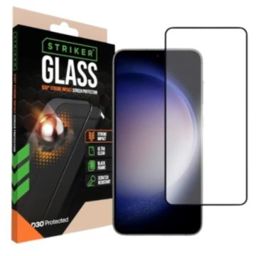 Striker D3O Gehärtetes Glass Edge To Edge Displayschutzfolie Samsung Galaxy S22 5G/S23 5G