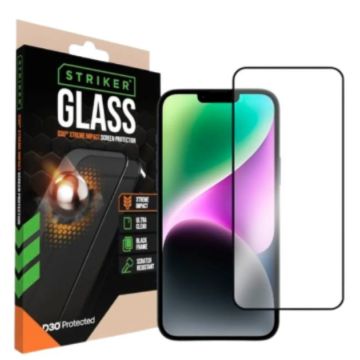Striker D3O Gehärtetes Glass Edge To Edge Displayschutzfolie Apple iPhone 13 Pro Max/14 Plus