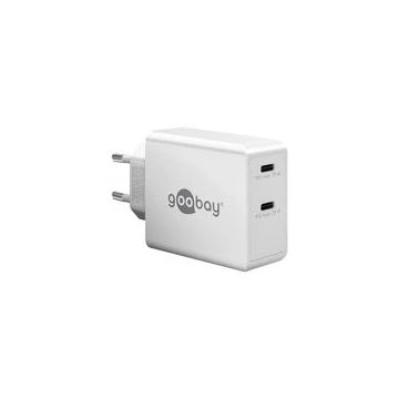 goobay USB-C Dual-Schnellladegerät 36 Watt, PD-58804
