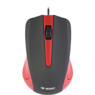 USB-Kabelmaus, 3 Tasten, gummierte Oberfläche 612406