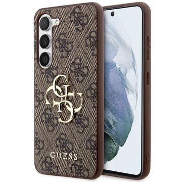 Guess 4G Big Metal Logo Hülle für Samsung Galaxy S24 - braun 698648
