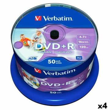 DVD+R Verbatim   4,7 GB 16x 50 Stücke (4 Stück) 865164