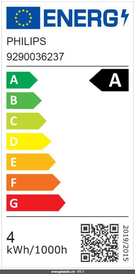 Energieetikette anzeigen