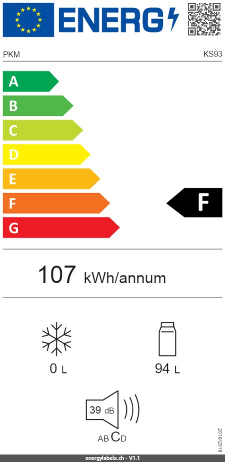 Afficher l'étiquette-énergie