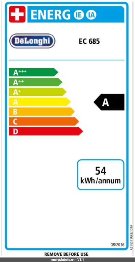 Energy Label Details