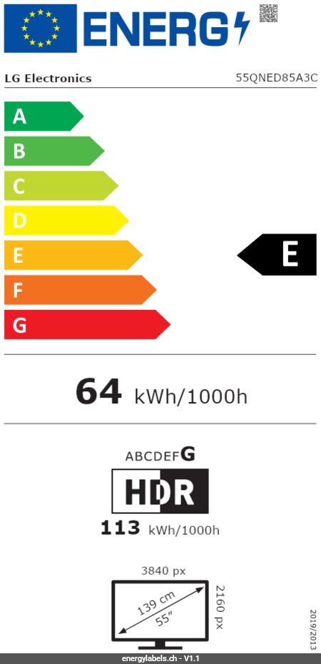 Energy Label Details