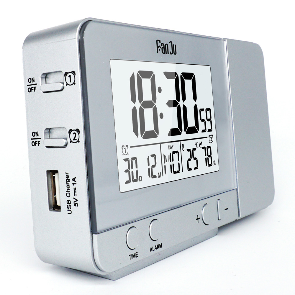 Kaufe Auto Uhr Digital Thermometer Timer 2 In 1 Auto Uhren Leuchtende LCD  Digital Display Uhr Auto Styling Zubehör