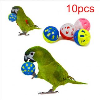 10er-Set Vogelspielzeug Bunte Bälle