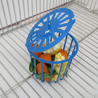 Futterkorb zum Einhängen im Vogelkäfig - Obst- & Gemüsespender für Vögel