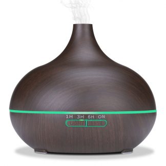 550 ml Aromatherapie Öl-Diffusor und Luftbefeuchter mit LED-Licht (7 Farben)