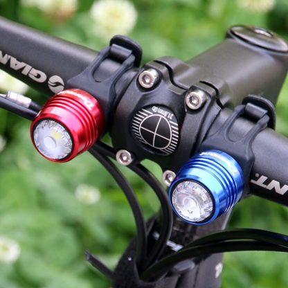 Fahrradlampe (USB) mit praktischen Befestigungsclip