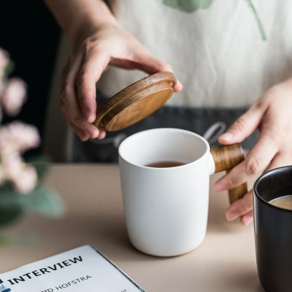 Luxuriöser Kaffeebecher für Designfans