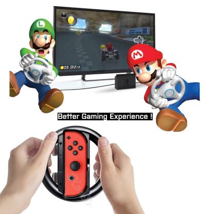 2 x Lenkrad für Nintendo-Switch Gamepad