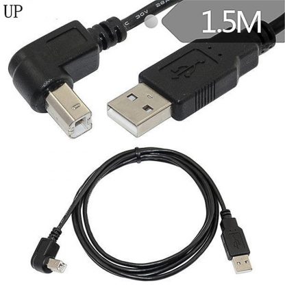 Drucker-Kabel USB2.0/A zu USB/B 90°