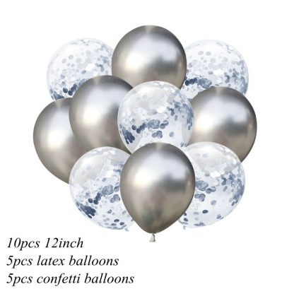 12” Metallic-Latex-LuftBallon s