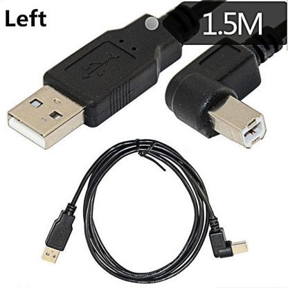 Drucker-Kabel USB2.0/A zu USB/B 90°