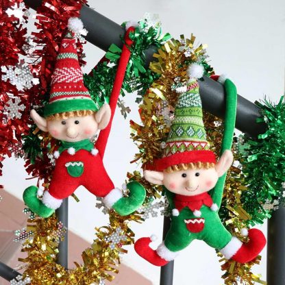 Dekorativer Elf-Weihnachtsanhänger