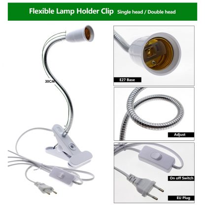Flexible LED-Phytolampe E27 / 220V