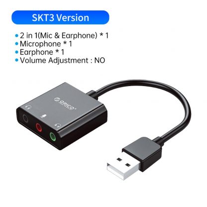 USB externe Dual-Stereo-Soundkarte