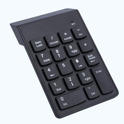 Schwarze Bluetooth Tastatur mit Nummern