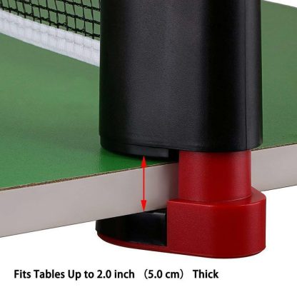 Tischtennis-Netz mit Einrollautomatik