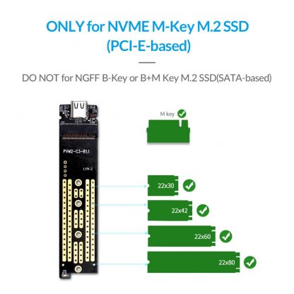 USB 3.1 / Transparentes SSD-Gehäuse