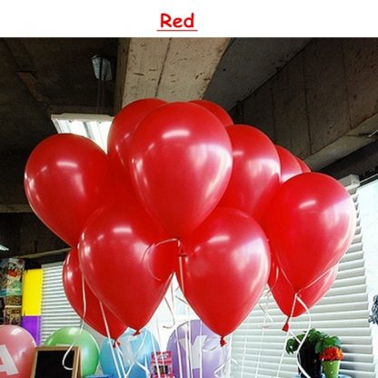 10 Latex-Ballons in Herzform und Co