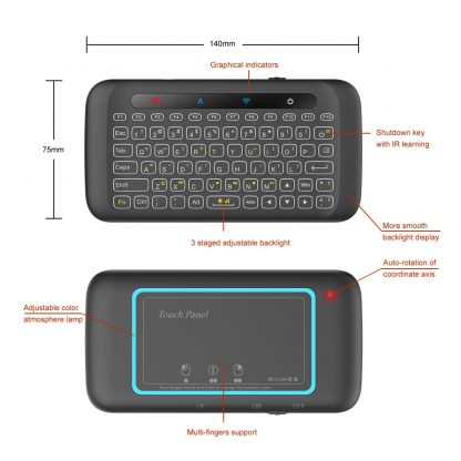WiFi Mini-Keyboard für Smart-TV