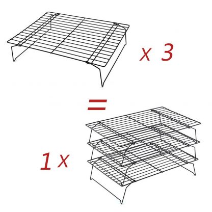 Mehrschichtiges Kühlgitter aus Metall