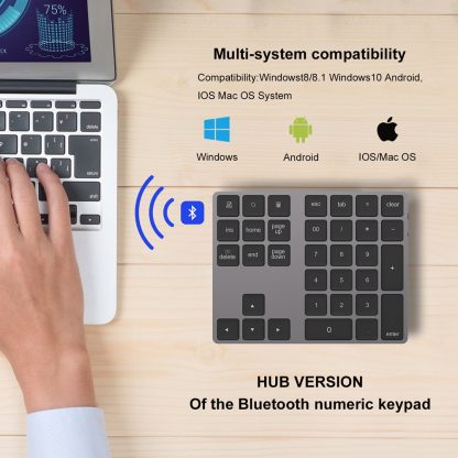 Externe Bluetooth-Tastatur numerisch