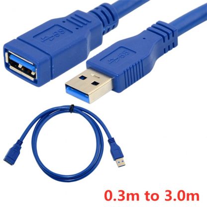 USB 3.0 Verlängerung-Kabel 0,3–3,0 Meter