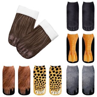 Baumwolle-Socken mit Tierfüßen