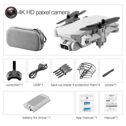 Mini-Drohne mit 4K 1080p/HD-Kamera