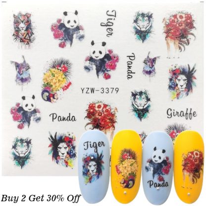 Nagelsticker-Set verschiedene Motive